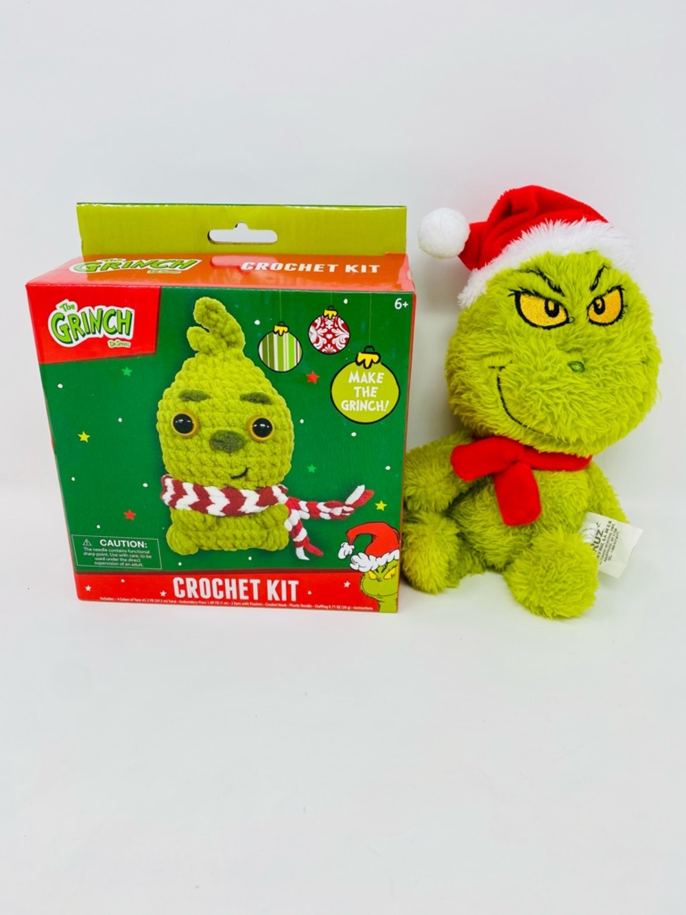 Kids Grinch Plush & Crochet Kit